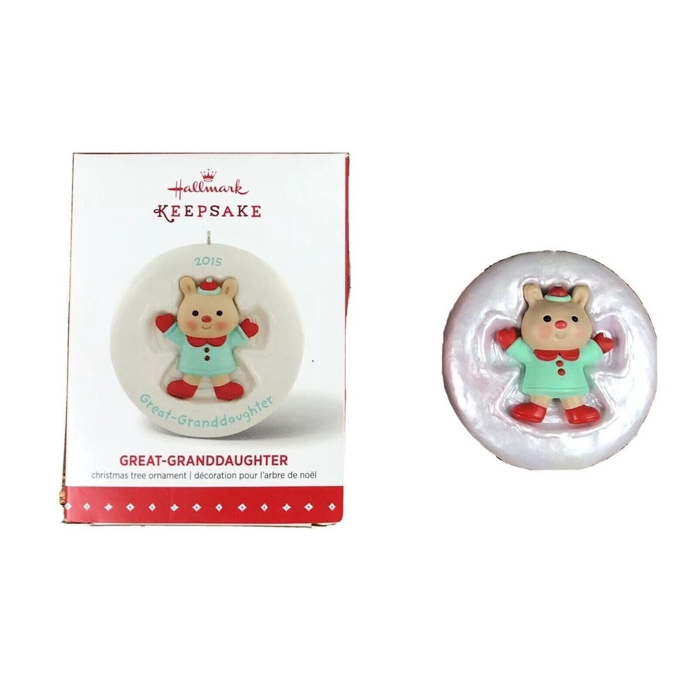 Hallmark Keepsake Holiday Christmas‎ Tree Ornament 2015 Great Granddaughter